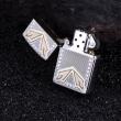 Zippo Chính Hãng Bạc Khắc 4 Mũi Giáo ở 4 góc vỏ dày