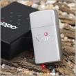 Bật Lửa Zippo Bản Nhỏ Nhám Satin Chữ Diva - SKU 24573 – Zippo Slim Diva Silver Style