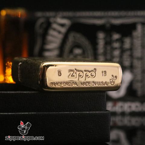 Zippo Chính Hãng Đồng Bóng Khắc Constantine Cha Thánh Bản Armor