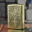 Zippo Chính Hãng Đồng Bóng Khắc Konstantin