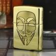 Zippo Chính Hãng Đồng Bóng Khắc Mặt Nạ V Of Vendetta bản ARMOR