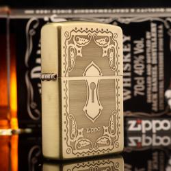 Zippo Chính Hãng Đồng Khắc Antique - Mã SP: ZPC1915