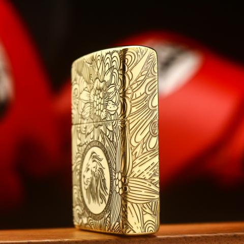 Zippo Chính Hãng Đồng Khắc Cung Hoàng Đạo Cự Giải