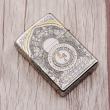 Zippo Chính Hãng Đồng Khắc Đức Phật Ngồi Trên Đài Sen Hoa Văn Tinh Tế Bản Chorme
