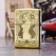 Zippo chính hãng đồng khắc hình cô gái sexy quyến rũ bản armor
