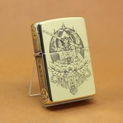 Zippo Chính Hãng Đồng Khắc Tề Thiên Đại Thánh Ngồi Trên Đài Sen - Mã SP: ZPC1085-254