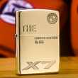 Zippo Chính Hãng Đồng Khối Khắc Logo BMV - X7