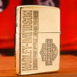 Zippo Chính Hãng Đồng Khối Khắc Logo Harley Davidson - Mẫu 2