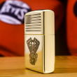 Zippo Chính Hãng Đồng Khối Khắc Logo Harley Davidson - Mẫu 3