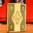 Zippo Chính Hãng Đồng Khối Khắc Logo Ngọn lửa zippo - Mẫu 2