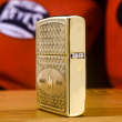 Zippo Chính Hãng Đồng Khối Khắc Logo Zippo Nổi