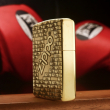 Zippo Chính Hãng Đồng Khối Khắc Logo Zippo Viên Gạch