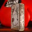Zippo chính hãng đồng mạ chrome phổ màu khắc cô gái sexy quyến rũ