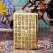Zippo Chính Hãng Khắc Tranh Bách Phúc Đồng Nguyên Khối