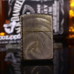 Zippo chính hãng khắc không gian 3 chiều Mạ Vàng bản Amor Ver 6 - Mã SP: ZPC2541