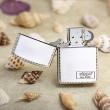 Zippo Chính Hãng Màu Bạc  Khắc Chữ Thập Quanh Viền Vỏ Dày Armor Giới Hạn