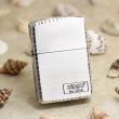 Zippo Chính Hãng Màu Bạc  Khắc Chữ Thập Quanh Viền Vỏ Dày Armor Giới Hạn