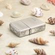 Zippo Chính Hãng Màu Bạc  Khắc Chữ Thập Quanh Viền Vỏ Dày Armor Giới Hạn