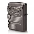 Zippo Chính Hãng Màu Đen Khối Hình Động Cơ Harley Davidson Bên Sườn