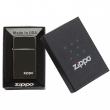 Bật Lửa Zippo Bản Nhỏ Sơn Màu Đen Đậm - Logo Zippo SKU 28123ZL – Zippo Slim Ebony With Zippo Logo