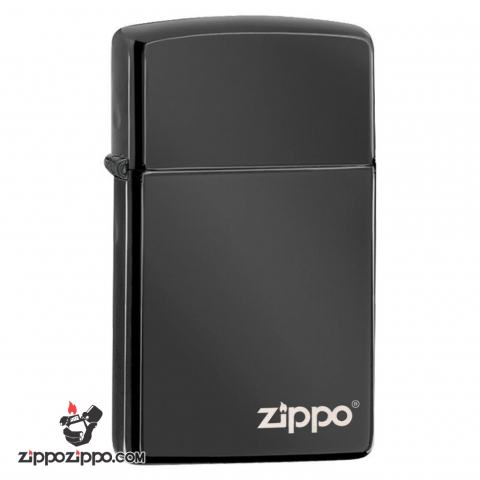 Bật Lửa Zippo Bản Nhỏ Sơn Màu Đen Đậm - Logo Zippo SKU 28123ZL – Zippo Slim Ebony With Zippo Logo