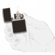 Bật Lửa Zippo Phủ Bóng Màu Đen Mun - SKU 24756 – Zippo Ebony