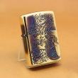 Zippo Chính Hãng Màu Vàng Đốt Khắc Hình Thanh Long