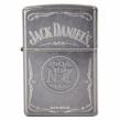 Zippo Chính Hãng Màu Xám Hình Rượu Vang Jack Daniel