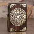 Zippo chính hãng ốp gỗ hoa văn