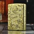 Zippo Chính Hãng Phiên Bản Đồng Si Bóng Khắc Rồng Bay Trên Mây