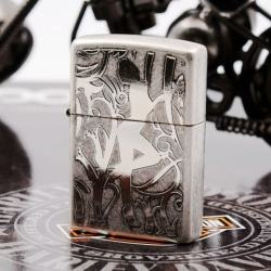 Zippo Chính Hãng Phiên Bản Hàn Quốc Trạm Khắc Cô Gái Quyến Rũ - Mã SP: ZPC1210