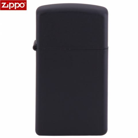 Bật Lửa Zippo Bản Nhỏ Sơn Màu Đen - SKU 1618 – Zippo Slim Black Matte