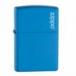 Bật Lửa Zippo Sơn Màu Xanh Việt Quất - Logo Zippo SKU 21124ZL – Zippo Blueberry Matte with Logo