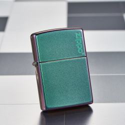 Bật Lửa Zippo Sơn Màu Ánh Cầu Vồng - Logo Zippo SKU 49146ZL – Zippo Iridescent Zippo Logo - Mã SP: ZPC2889