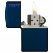 Bật Lửa Zippo Sơn Màu Xanh Hải Quân - Logo Zippo SKU 239ZL – Zippo Navy Matte With Logo