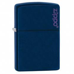 Bật Lửa Zippo Sơn Màu Xanh Hải Quân - Logo Zippo SKU 239ZL – Zippo Navy Matte With Logo - Mã SP: ZPC1243