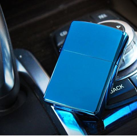 Bật Lửa Zippo Sơn Màu Xanh Ngọc Sapphire - SKU 20446 – Zippo Sapphire