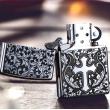 Zippo Chính Hãng Chrome Khắc Hoa Văn Arab Xung Quanh Chữ Thập