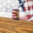 Zippo Chrome Chủ Đề  Đại Bàng Yêu Nước Mỹ