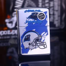 Zippo Cổ bạc hình bóng bầu dục xanh sản xuất 1997 - Mã SP: ZPC2822-2