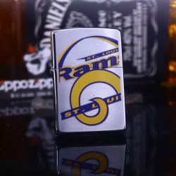 Zippo Cổ bạc xước biểu tượng ST.LOUIS sản xuất 1998 - Mã SP:  ZPC2824-4 