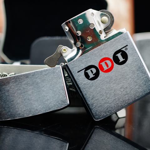 Zippo Cổ bạc xước chữ PDI sản xuất 1973