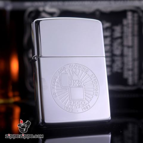 Zippo Cổ bản Kỷ Niệm 50th (1932-1982) sản xuất 1992