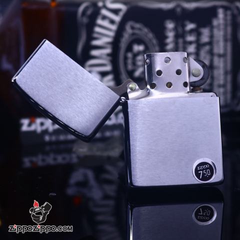 Zippo cổ  Đời Cổ Quý Hiếm  Bạc xước sản xuất năm 1984