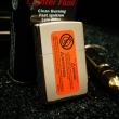 Zippo Cổ Đồng Nguyên Khối Mạ Vàng Hồng Khắc Hình Lá Phong Sản Xuất Năm 2000