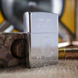 Zippo cổ khắc hình tổng thống mỹ - Franklin D. Roosevelt 19533-1945 sản xuất năm 1989 - Mã SP: ZPC1407-3