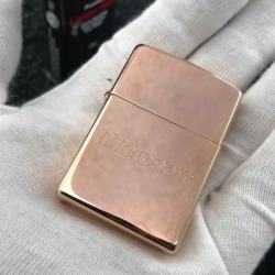 ZIPPO CỔ MẠ VÀNG HỒNG KHẮC MICROSOFT SẢN XUÂT NĂM 1998 - Mã SP: ZPC2427