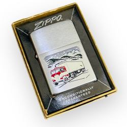 ZIPPO CỔ SẢN XUẤT NĂM 1984 CHỦ ĐỀ OTO PHAY XƯỚC LIKE NEW ( đã qua sử dụng) - Mã SP: ZPC4257-9