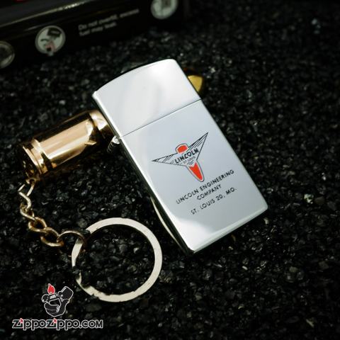 Zippo Cổ Slim LINCOLN Sản Xuất Năm 1958