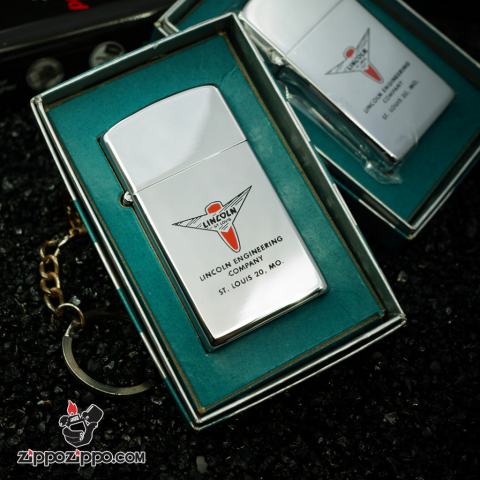 Zippo Cổ Slim LINCOLN Sản Xuất Năm 1958